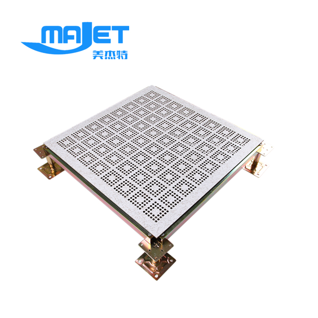 Butas-butas na bakal na nakataas na floor system air flow panel